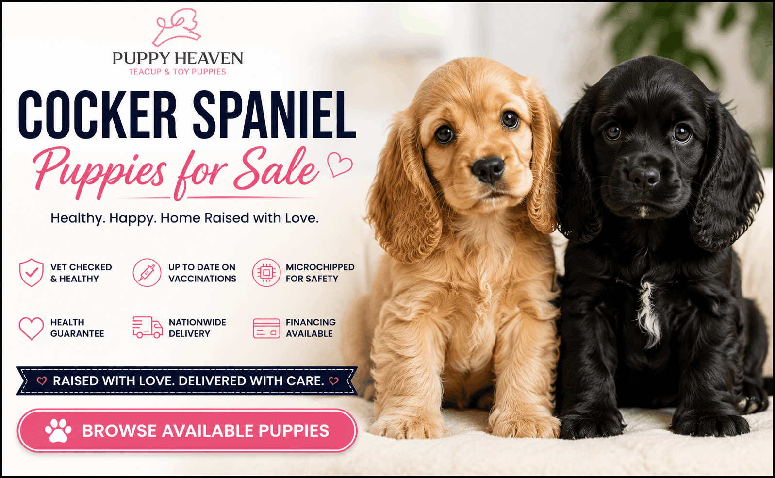 Cocker Spaniel Puppies for Sale